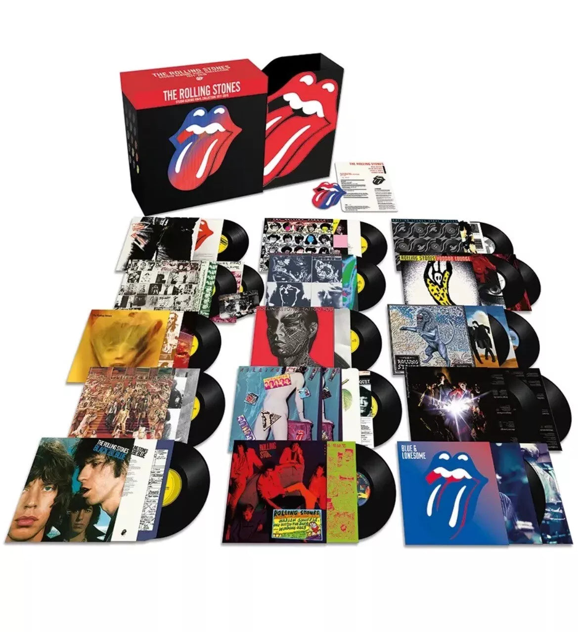 🔥Father's Day Sale🔥The Rolling Stones Studio Albums 1971-2016 Stereo Vinyl Box Set